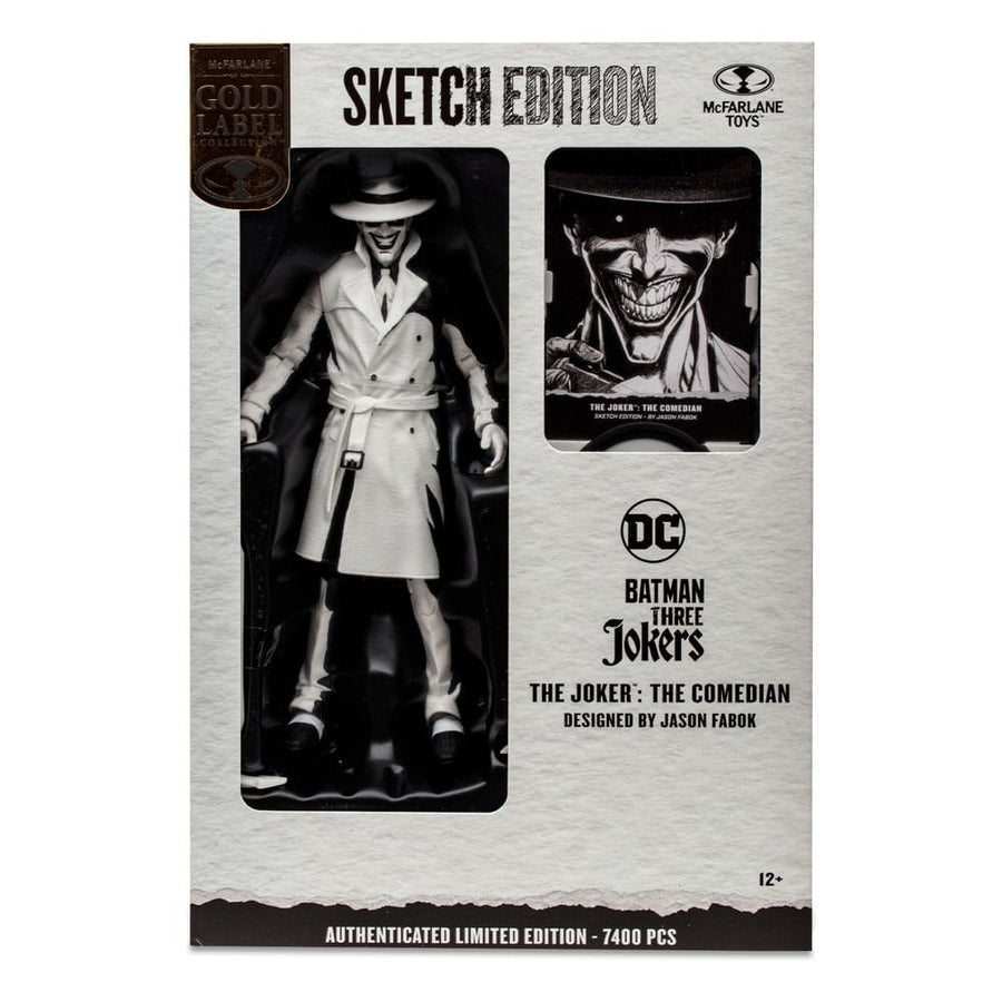 McFarlane Batman Three Jokers Comedian Sketch Edition 18cm Action Figure