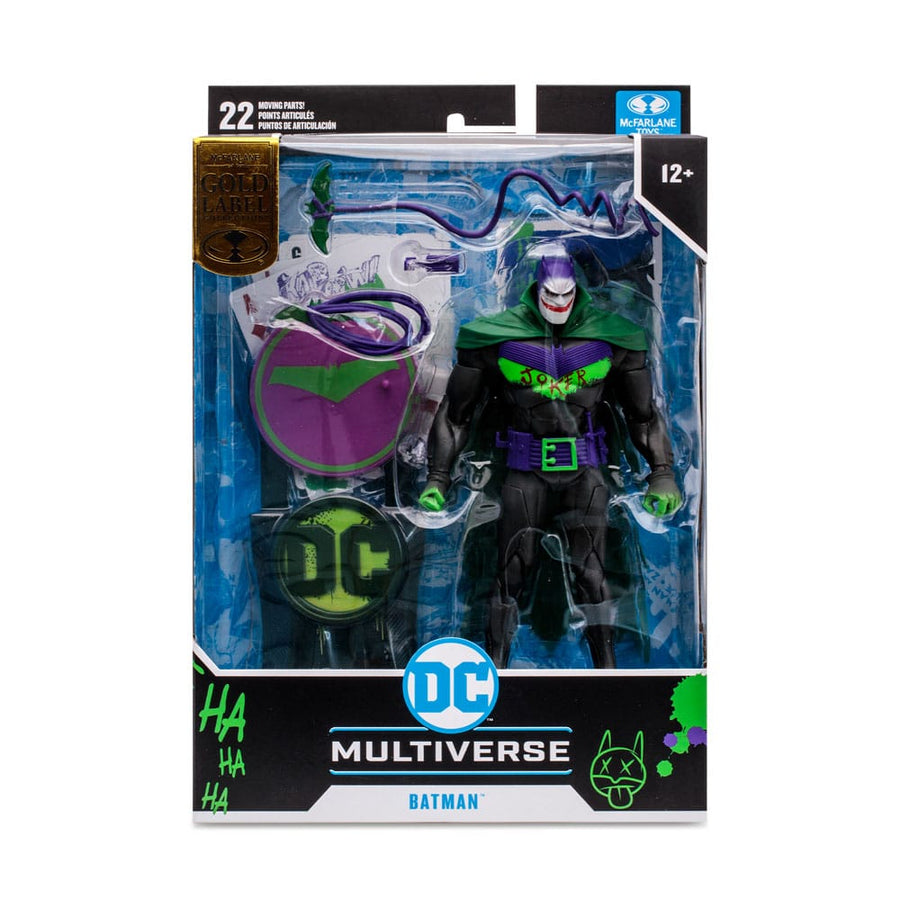McFarlane DC Multiverse Action Figure Batman Jokerized White Knight