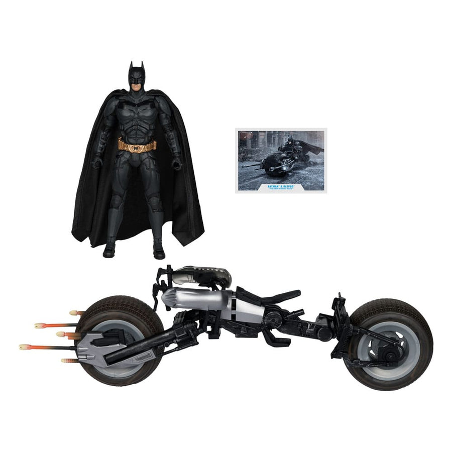McFarlane The Dark Knight DC Multiverse Action Figure with Vehicle Batman & The Batpod 18cm