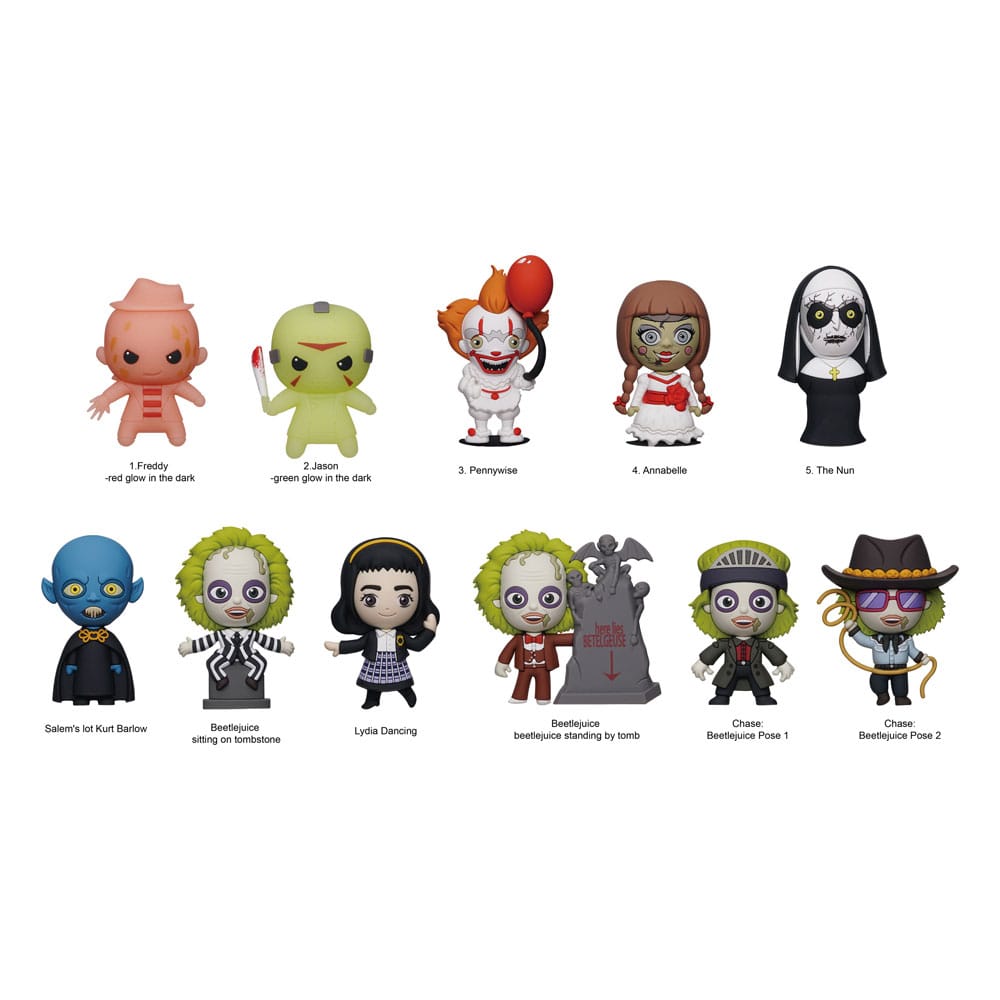 Monogram Warner Brothers 3D PVC Bag Clips Horror Series 8 Blind Bag