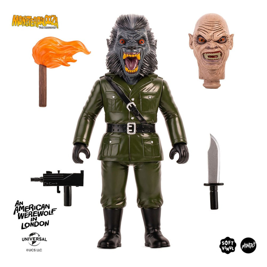 Mondo American Werewolf in London Soft Vinyl Figure Nightmare Demon Werewolf 25cm