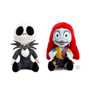 Nightmare Before Christmas Jack and Sally Set of 2 9-Inch Zippermouth Plush by QMX