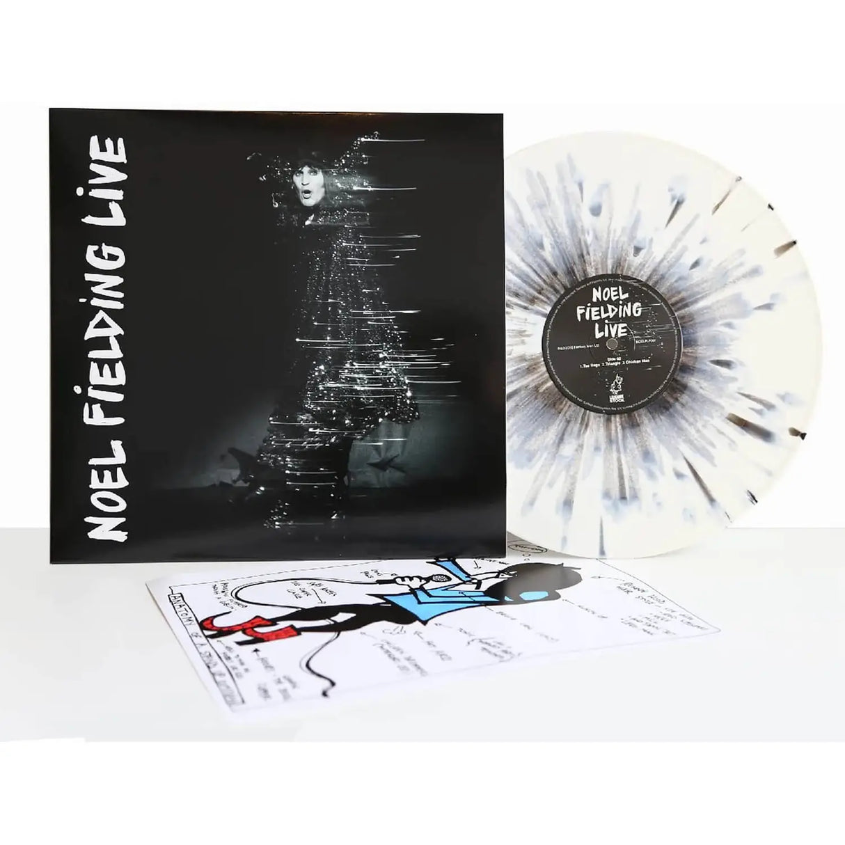 Noel Fielding Live Splattered Vinyl Record