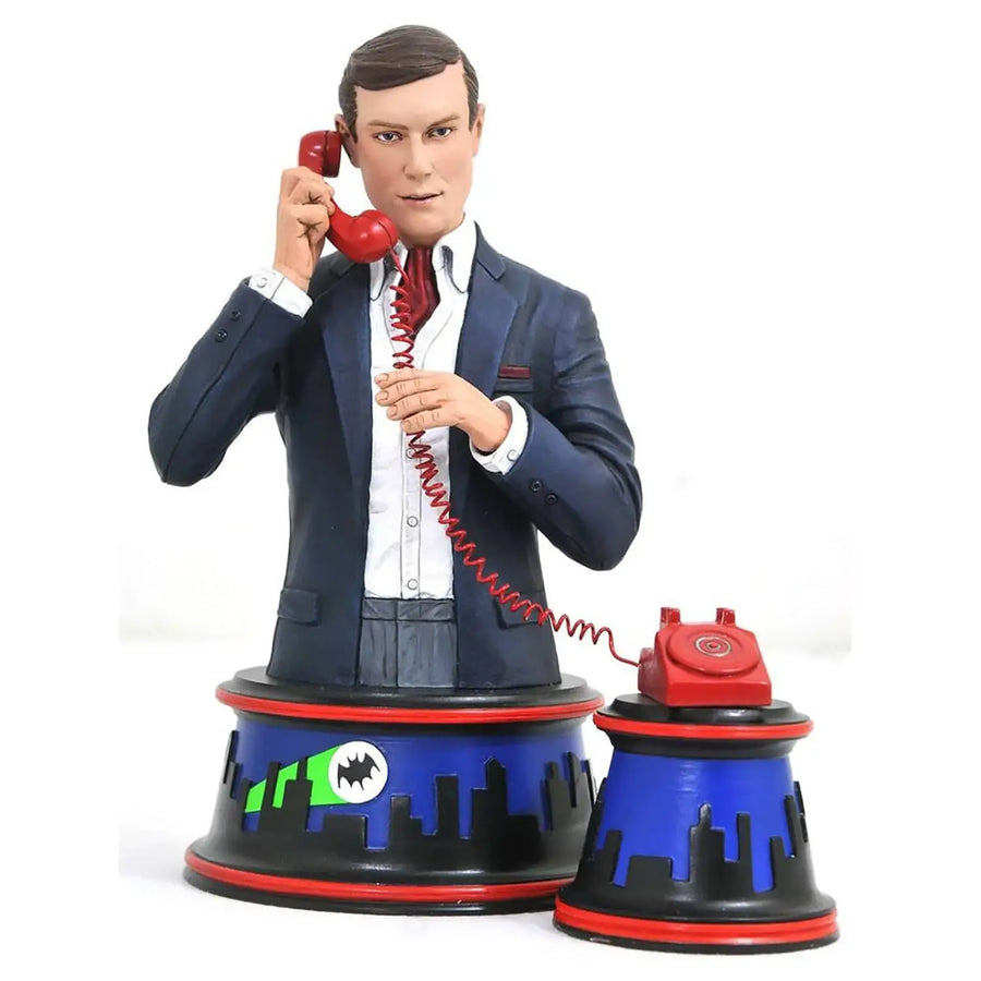 Diamond Select Batman 1966 Classic TV Series Bruce Wayne with Bat-Phone Mini Bust