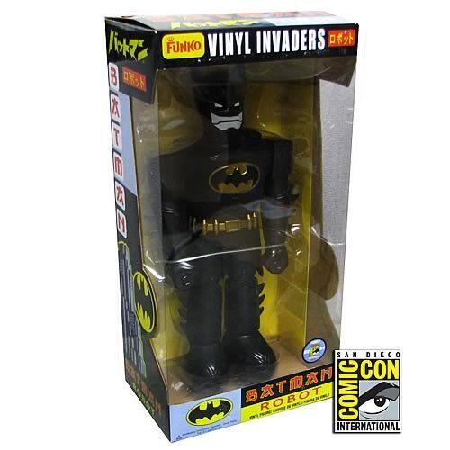 Funko DC Comics Vinyl Invaders Action Figure Batman Robot SDCC 2012 Exclusive 28cm