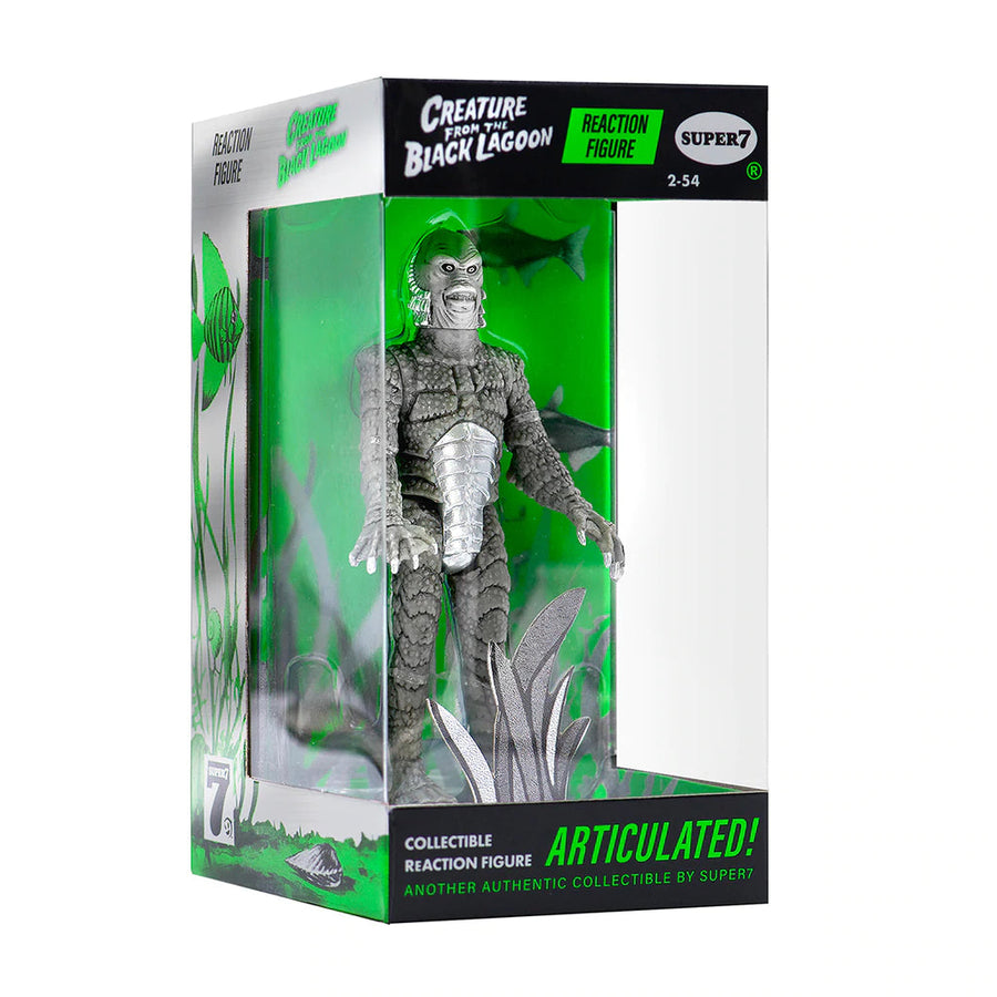 Super 7 Universal Monsters ReAction Figure Creature From the Black Lagoon (Silver Screen)