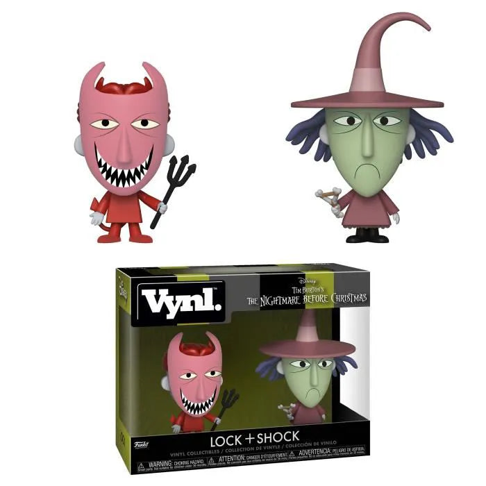 system forsætlig opføre sig Funko VYNL. The Nightmare Before Christmas Lock and Shock Vinyl Figure –  Gold Dust Toys