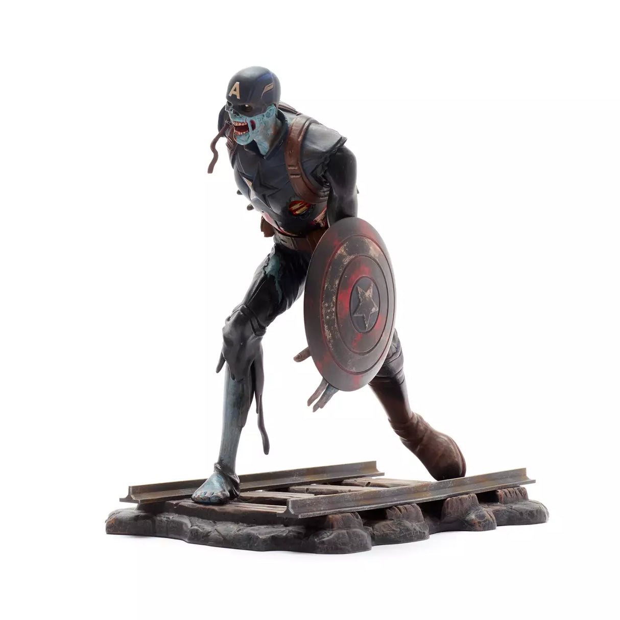 Diamond Select Marvel Zombie Captain America First Gallery Diorama What If 9 Inch Statue