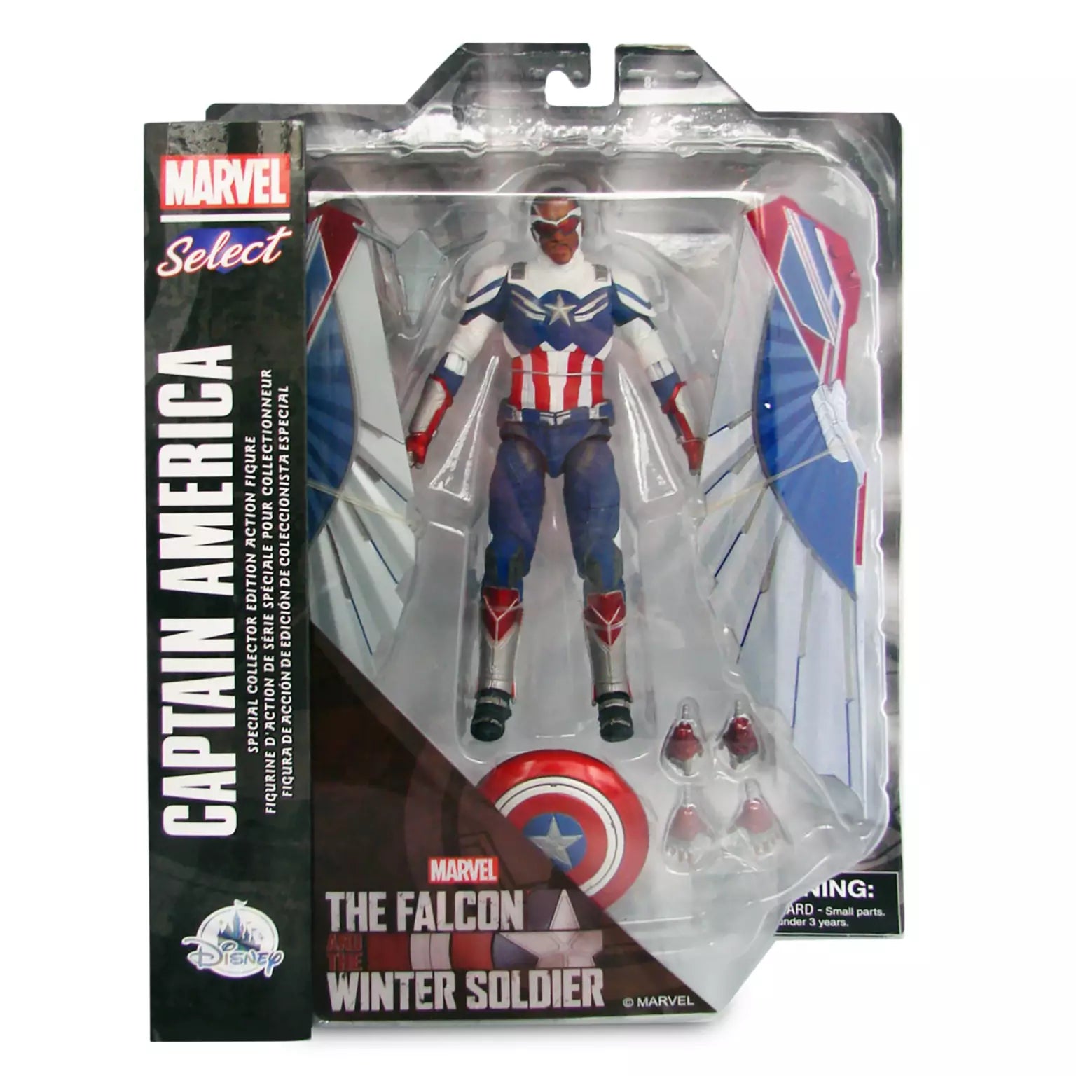 Diamond Select Disney Store Captain America Falcon Figure – Gold