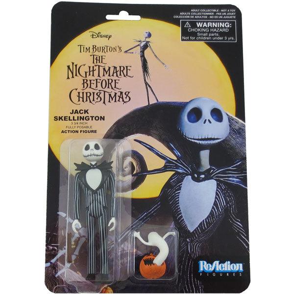 Nightmare before Chrismas Jack Skellington Reaction Figure