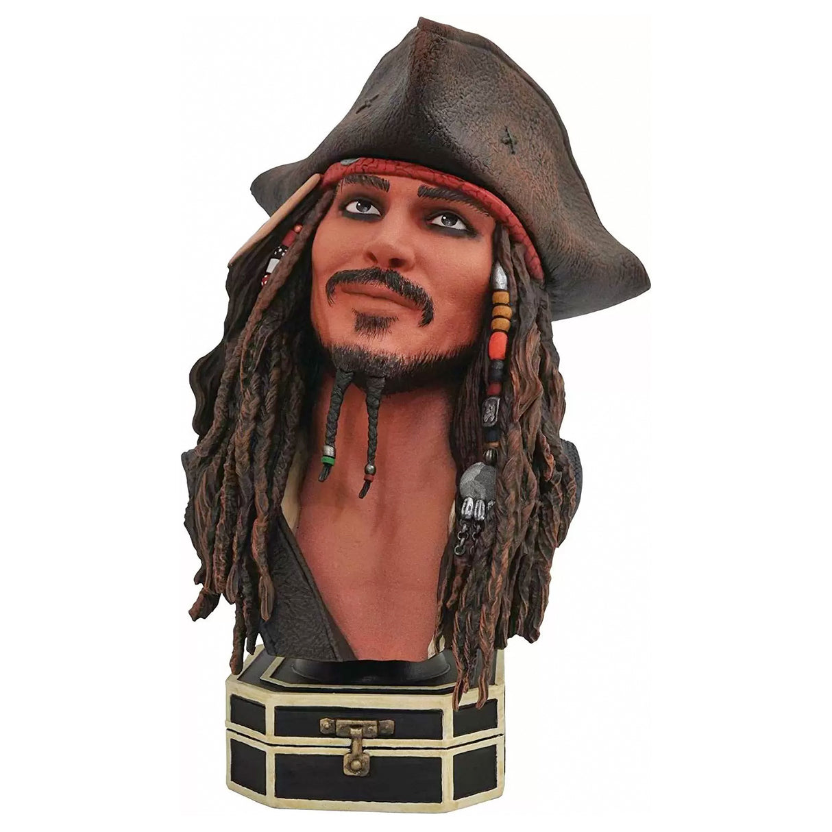 Diamond Select Legends In 3D Movie Disney Pirates of the Caribbean Jack Sparrow 1/2 Scale Bust