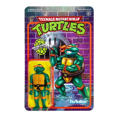 Super7 ReAction: Teenage Mutant Ninja Turtles - Michelangelo