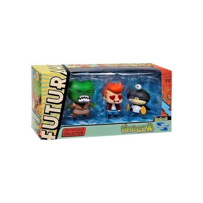 Futurama Tineez Nibbler Morbo Fry 3 Pack (Series 2)