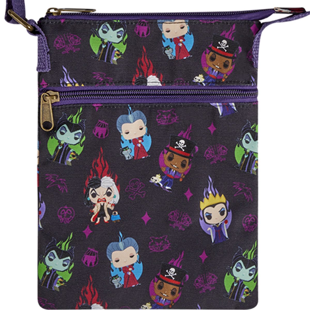 Loungefly Disney Lilo & Stitch Floral Passport Crossbody Bag