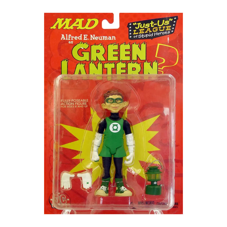 DC Comics Just-Us League Mad Alfred E Neuman As Green Lantern Action Figure