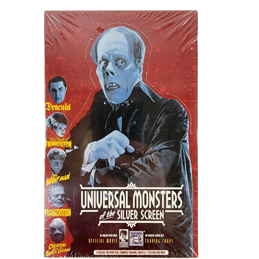 Universal Monsters of Silver Screen Trading Card Box Factory Sealed