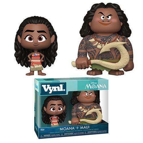 Funko Disney Maui and Moana VYNL. Figures