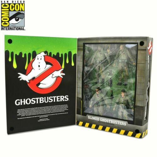 Diamond Select Ghostbusters PX Previews SDCC Exclusive Slimed Classic Ghostbusters 4 Figure Set