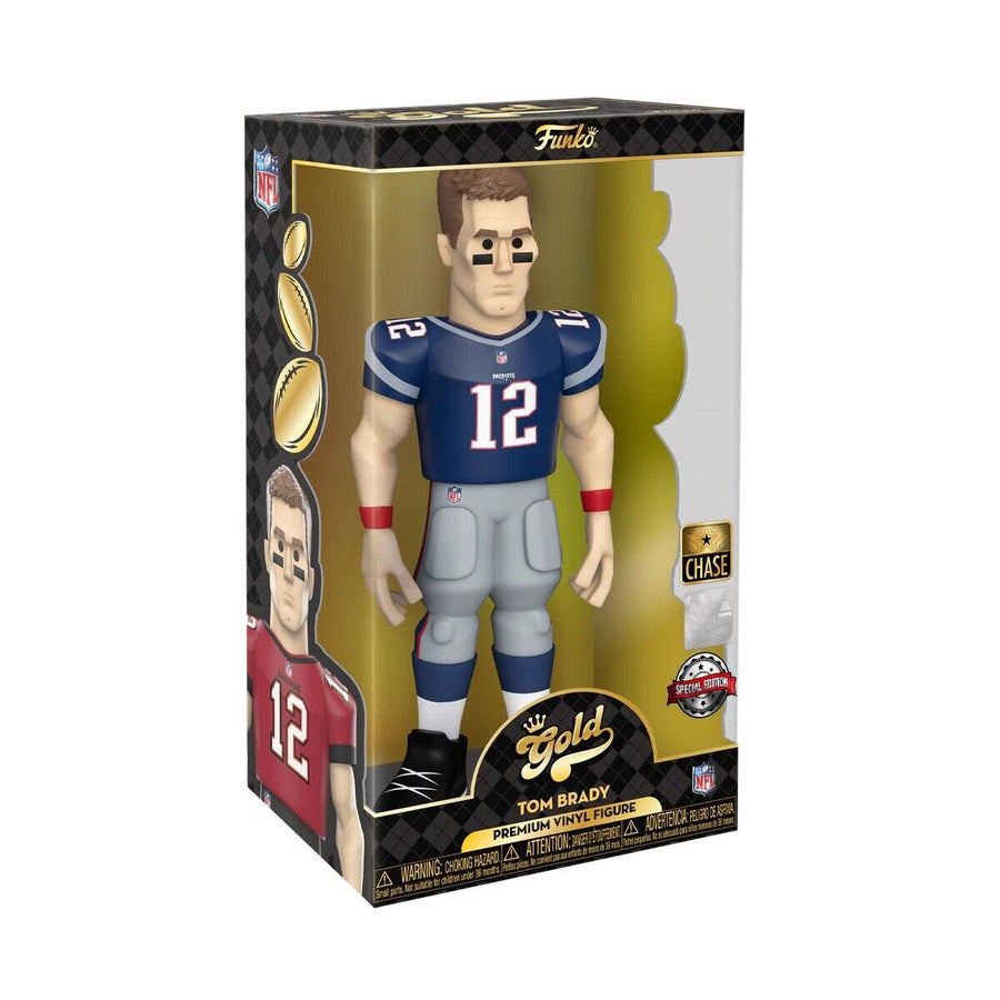 Funko Gold NFL Tom Brady x New England Patriots Chase 12 Inch Vinyl Figure