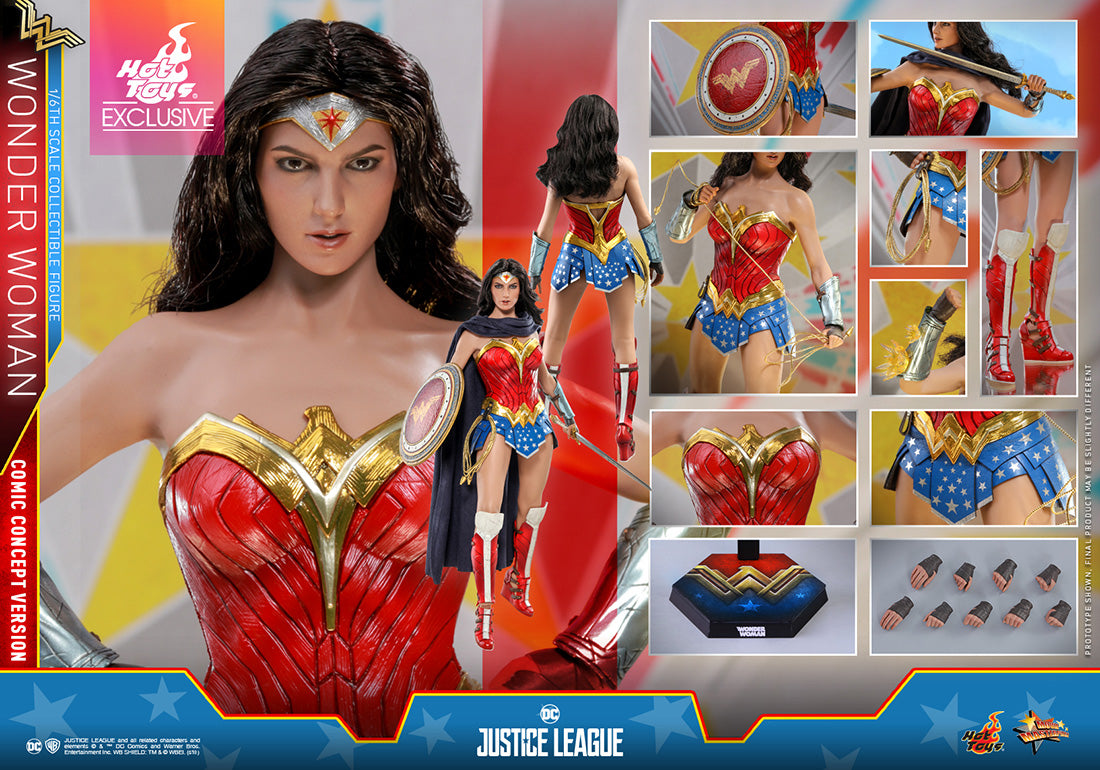 Hot Toys Justice League Wonder Woman (Comic Concept Version) Action Figure