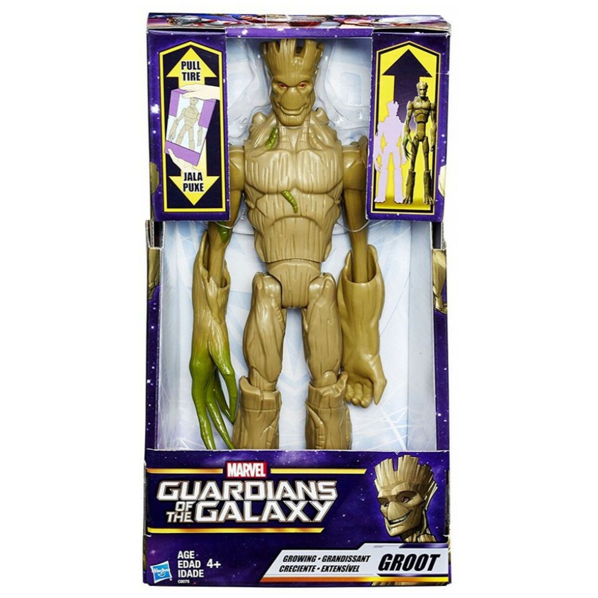 Marvel Guardians of the Galaxy Growing Groot Action Figure – Gold