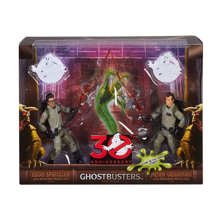 Mattel Ghostbusters 30th Anniversary Action Figures Full Set of 2 Double Packs