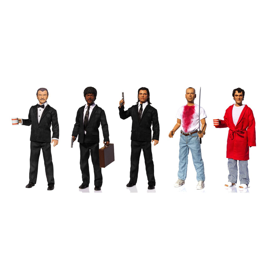 Tarantino Pulp Fiction Beeline Full Set of 5 Explicit Talking Action Figures