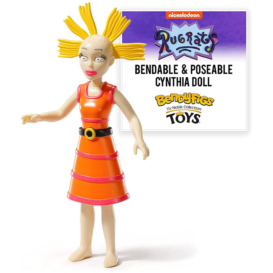 Rugrats Angelica's Cynthia Doll Poseable Doll Bendyfig Bendable Action Figure
