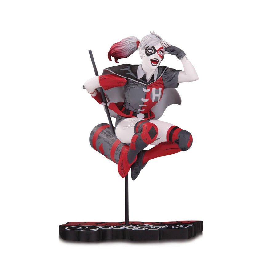 Harley Quinn Red, White & Black Statue by Guillem March