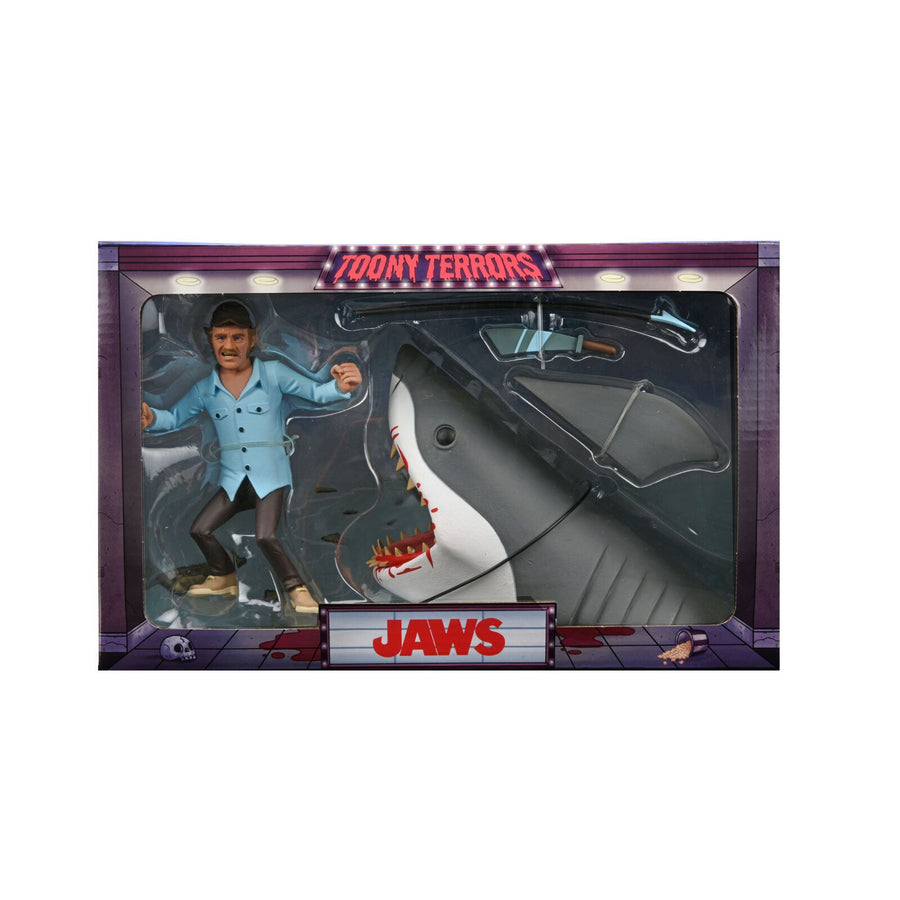 NECA Jaws Toony Terrors Jaws and Quint 6 Inch Scale Action Figure 2-Pack