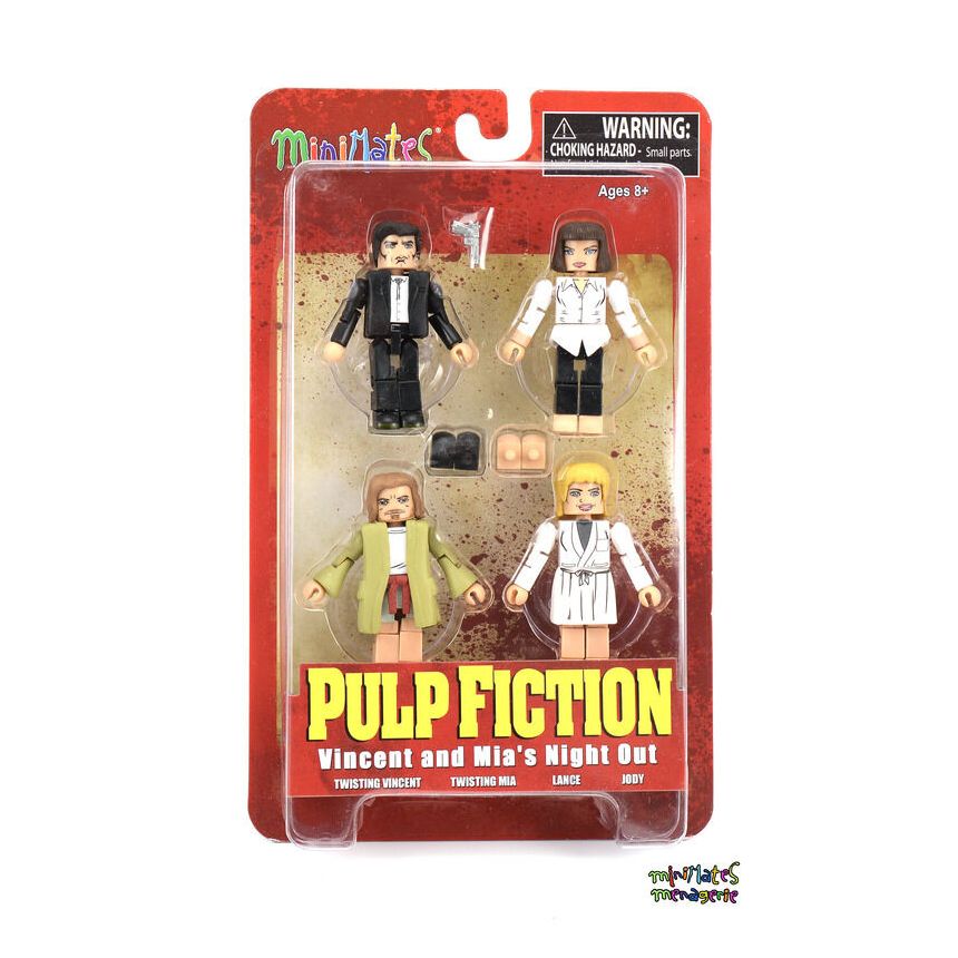 Pulp Fiction Minimates Vincent and Mias Night Out