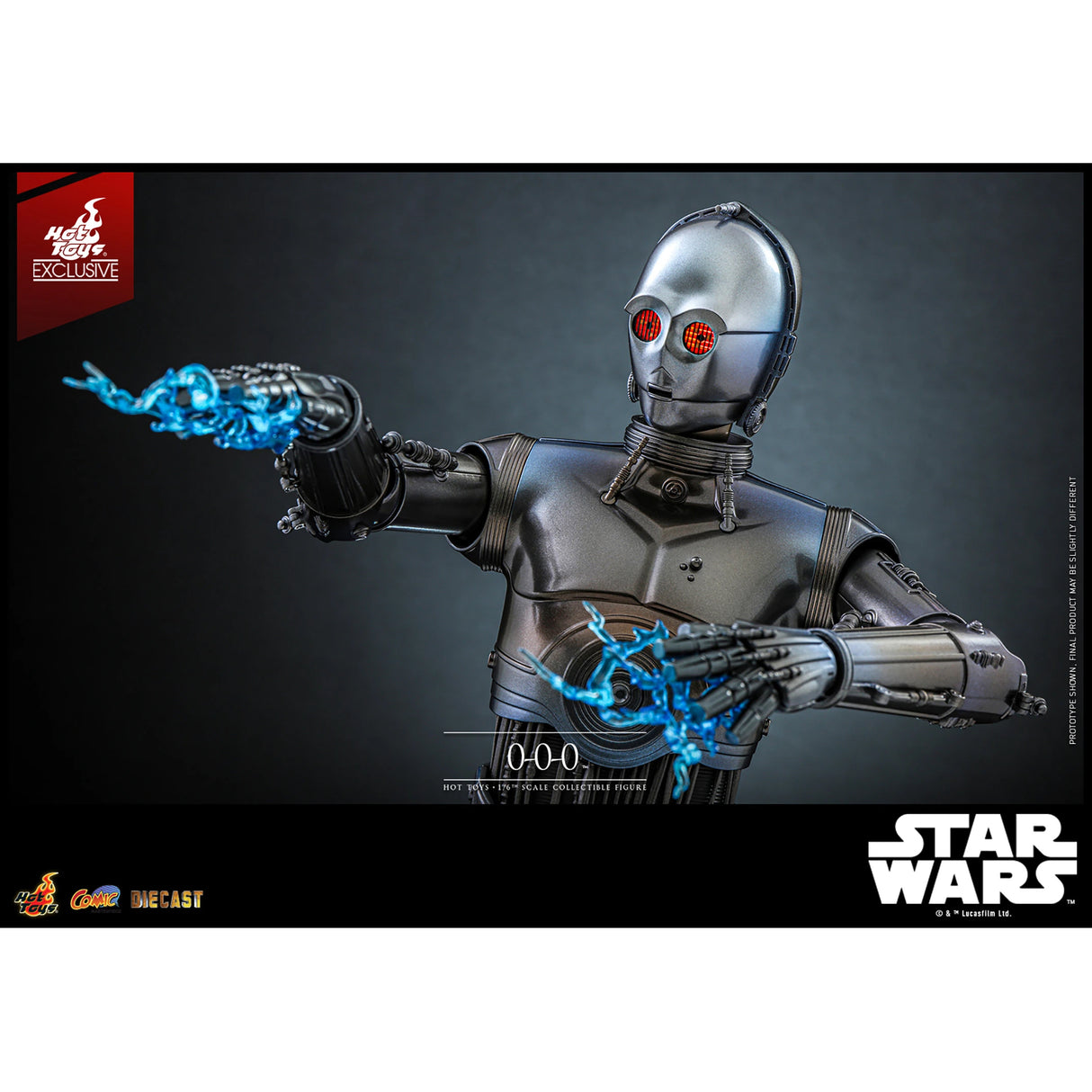 Hot Toys Star Wars 0-0-0 Triple Zero Die Cast 1/6 Exclusive Figure CMS016-D58