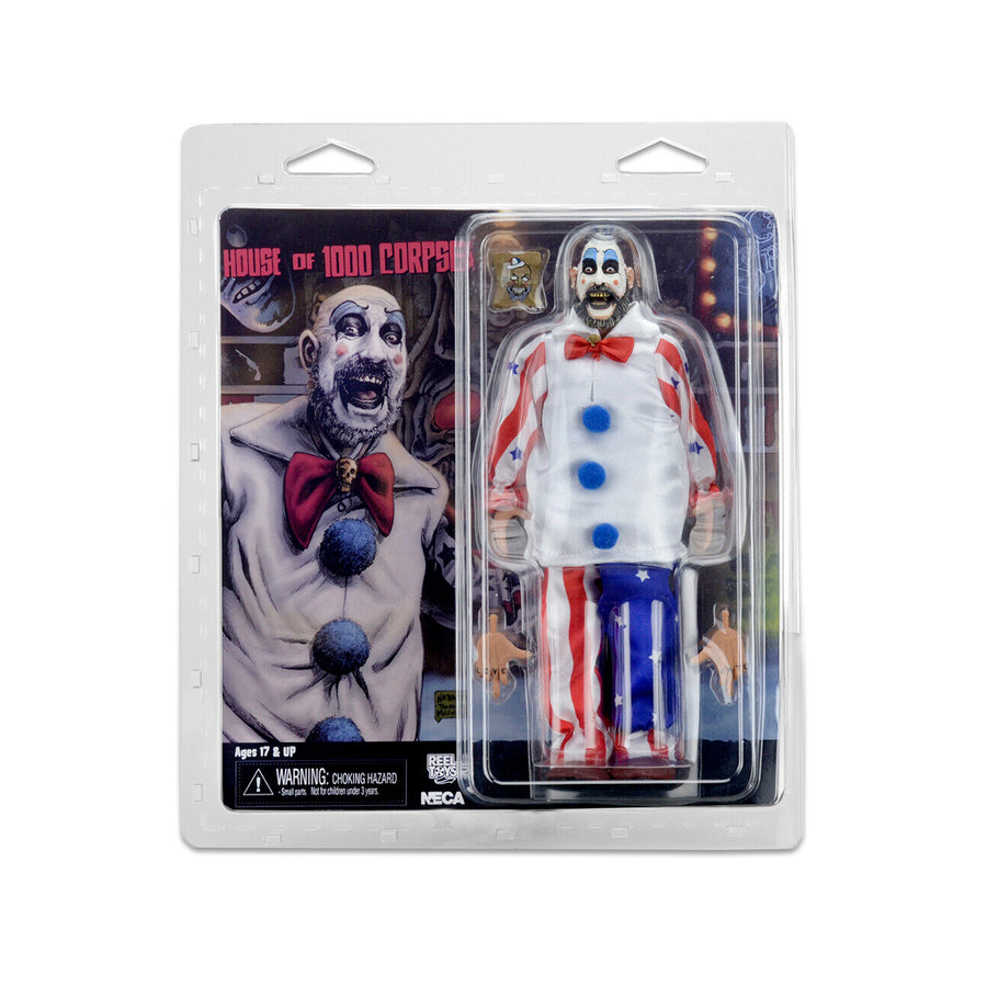NECA House of 1000 Corpses Captain Spaulding 8 Inch Clothed Action Figure