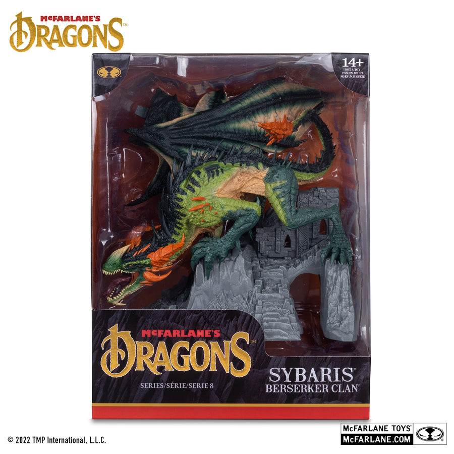 McFarlane Toys Dragons Series 8 Sybaris Berserker Clan 11 Inch Statue