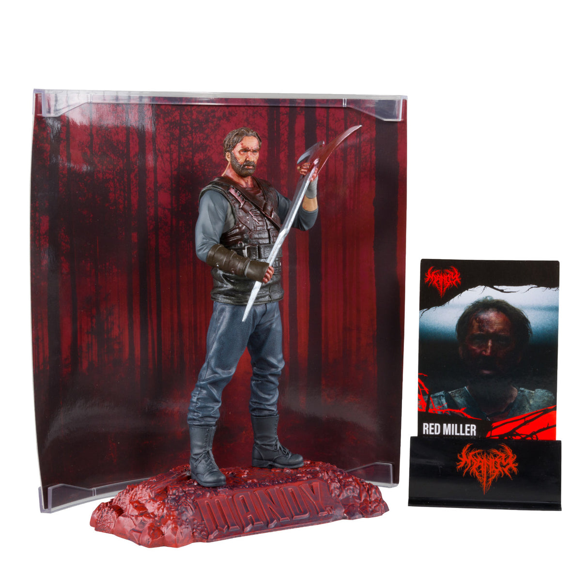 McFarlane Movie Maniacs Nicolas Cage's Red Miller Mandy Gold Label Figure Exclusive