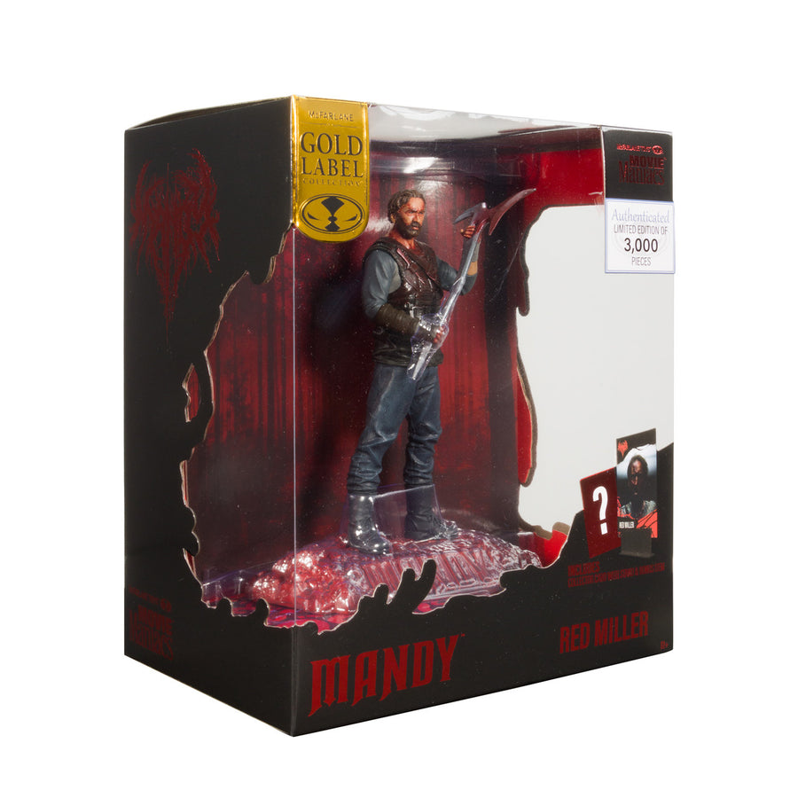 McFarlane Movie Maniacs Nicolas Cage's Red Miller Mandy Gold Label Figure Exclusive