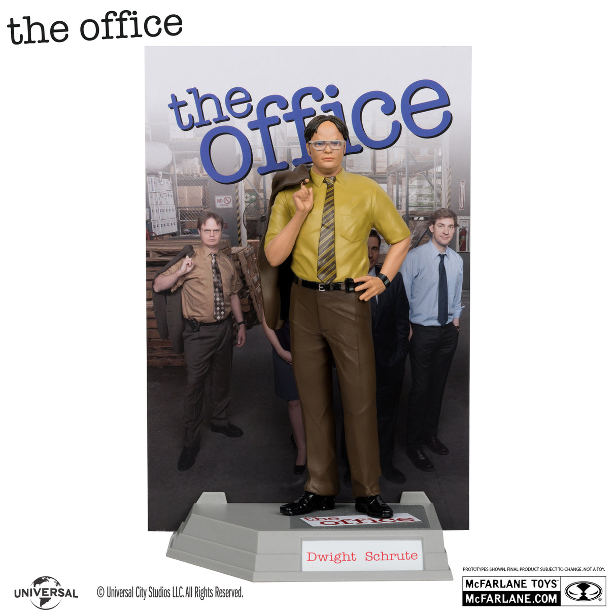 McFarlane Movie Maniacs Dwight The Office 6 Inch Figure