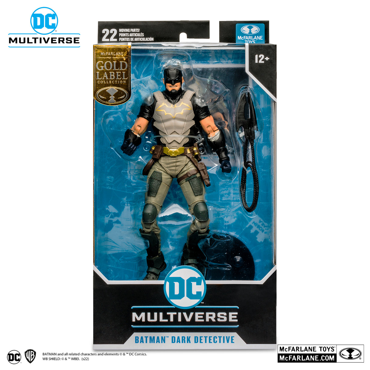McFarlane Batman Dark Detective DC Gold Label 7 Inch Action Figure