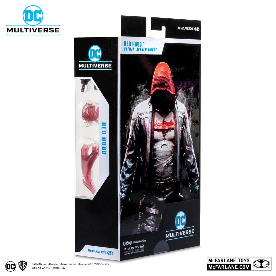 McFarlane Toys Multiverse DC Gaming Arkham Knight Red Hood Monochromatic Variant Gold Label 7 Inch Action Figure