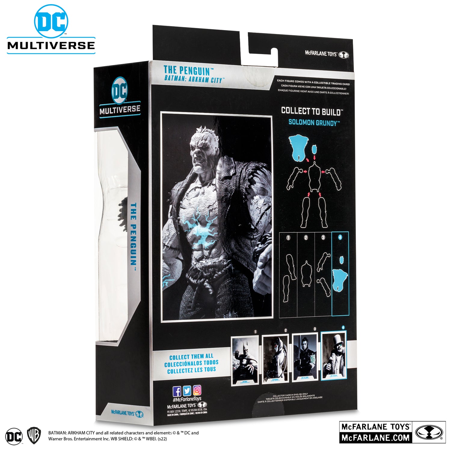 McFarlane Arkham City The Penguin Black and White Gold Label Action Figure