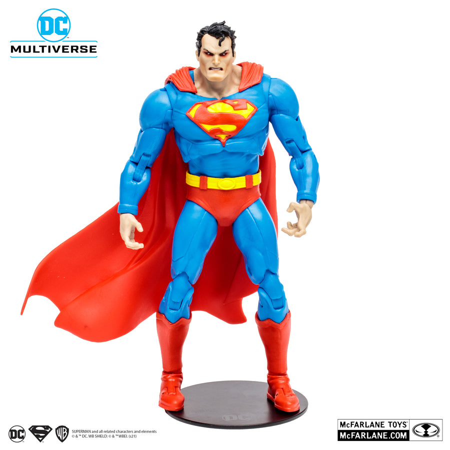 McFarlane Toys DC Multiverse Superman Hush with Angry Laser Eyes Variant Gold Label 7 Inch Action Figure