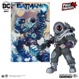McFarlane DC Direct Batman Fighting the Frozen Page Punchers Mr Freeze 7 Inch Action Figure with Comic