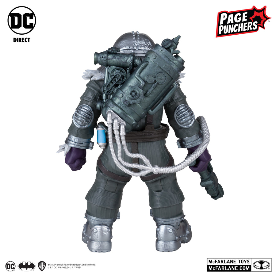 McFarlane DC Direct Batman Fighting the Frozen Page Punchers Mr Freeze 7 Inch Action Figure with Comic