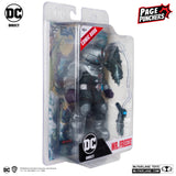 McFarlane DC Direct Batman Fighting the Frozen Page Punchers Mr Freeze 7 Inch Action Figure with Comic