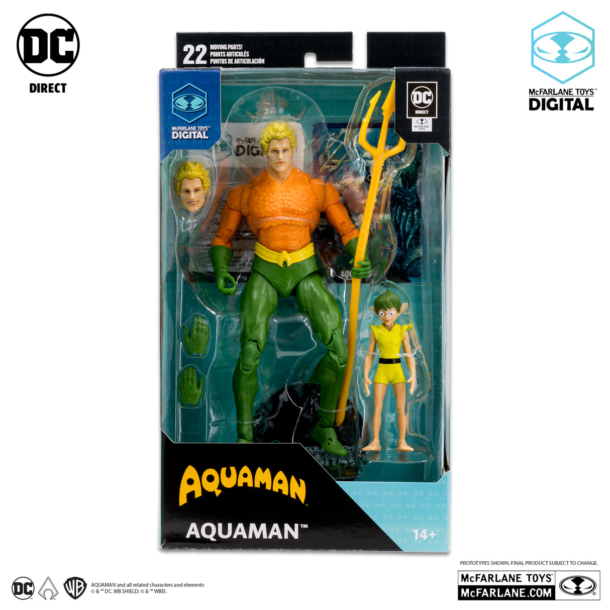 McFarlane Aquaman Digital 7 Inch Scale Action Figure