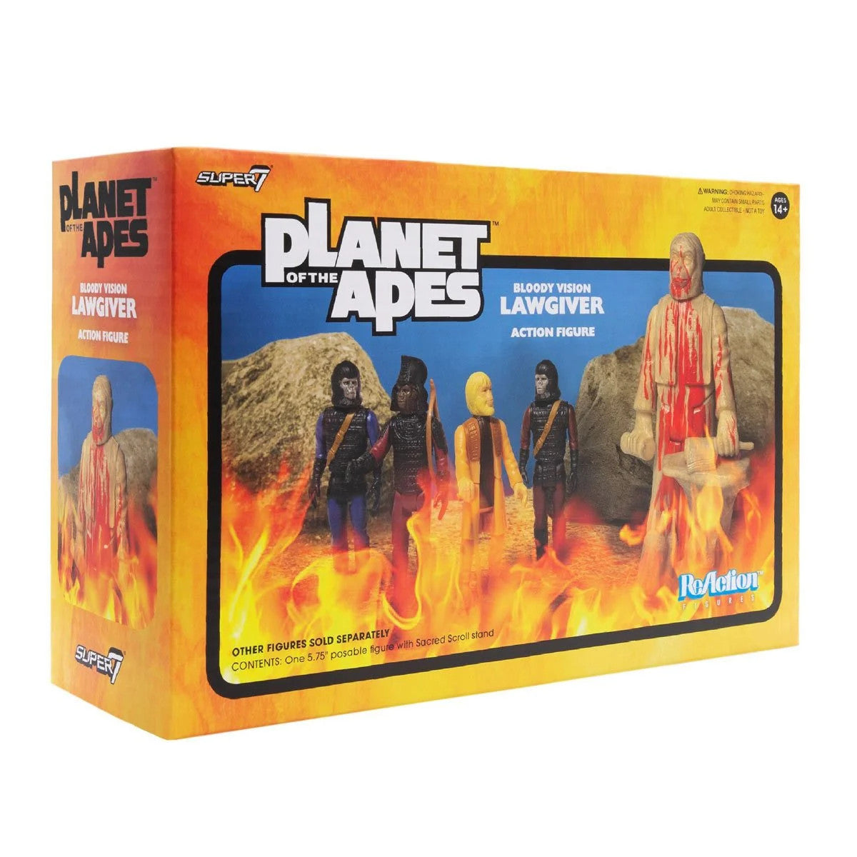 Super7 Planet of the Apes Lawgiver Statue (Bloody) ReAction Figure