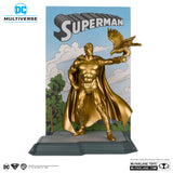 McFarlane Superman Centennial Park Tribute Statue Gold Label Action Figure SDCC