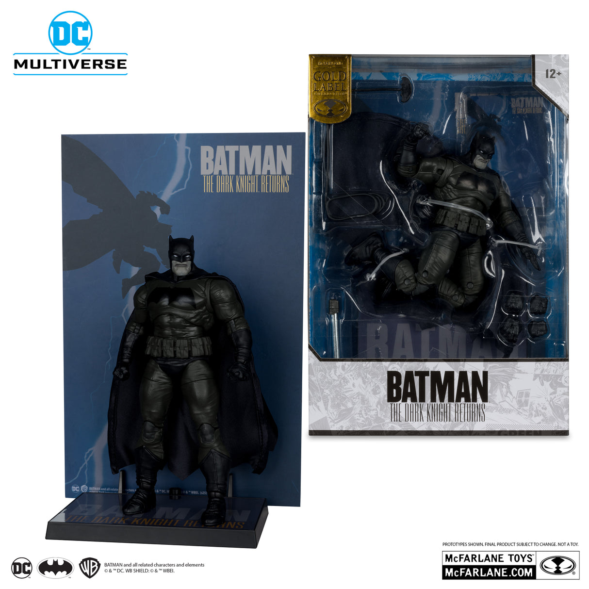 McFarlane Batman The Dark Knight Returns Gold Label McFarlane Cover Recreations