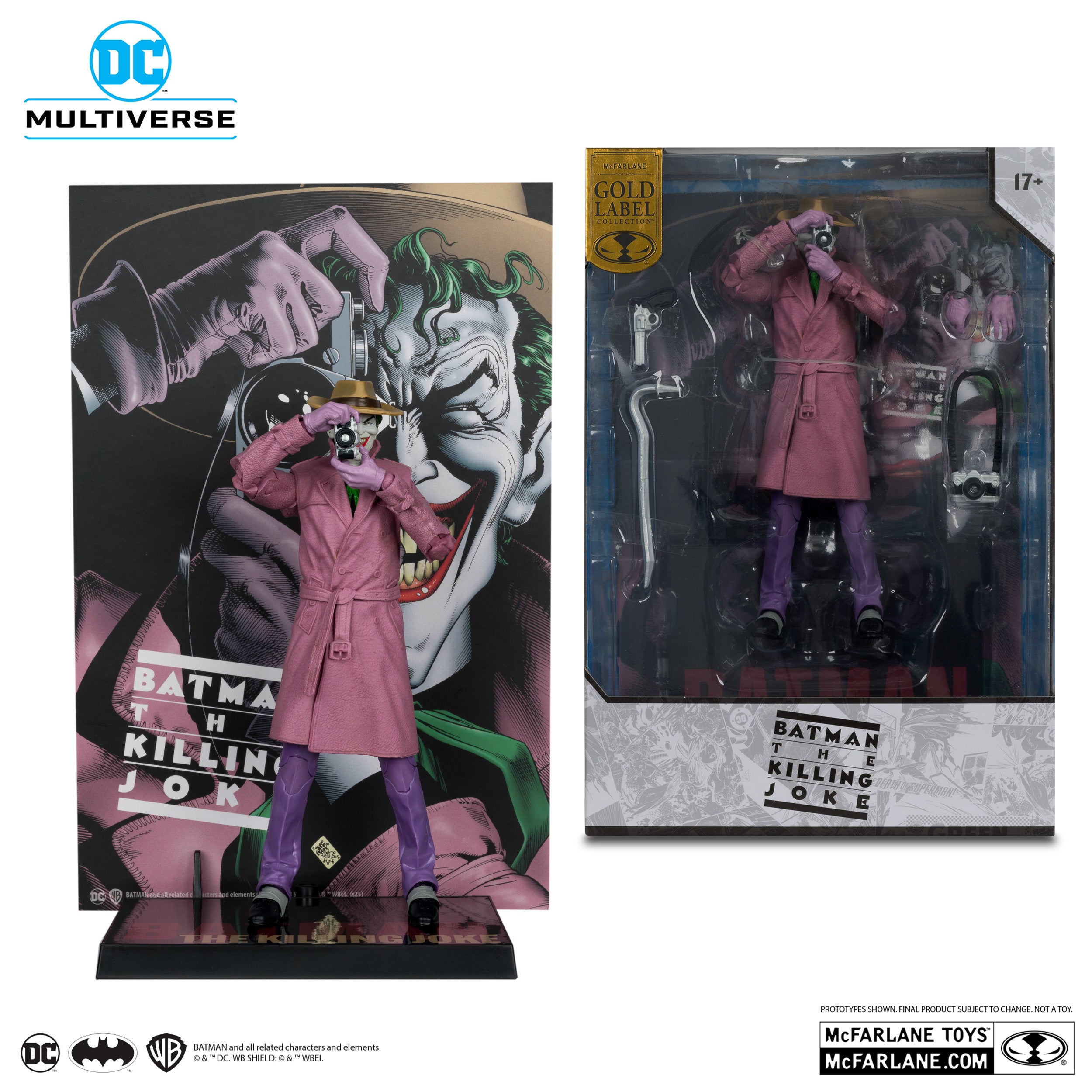 McFarlane The Joker Batman The Killing Joke Gold Label McFarlane