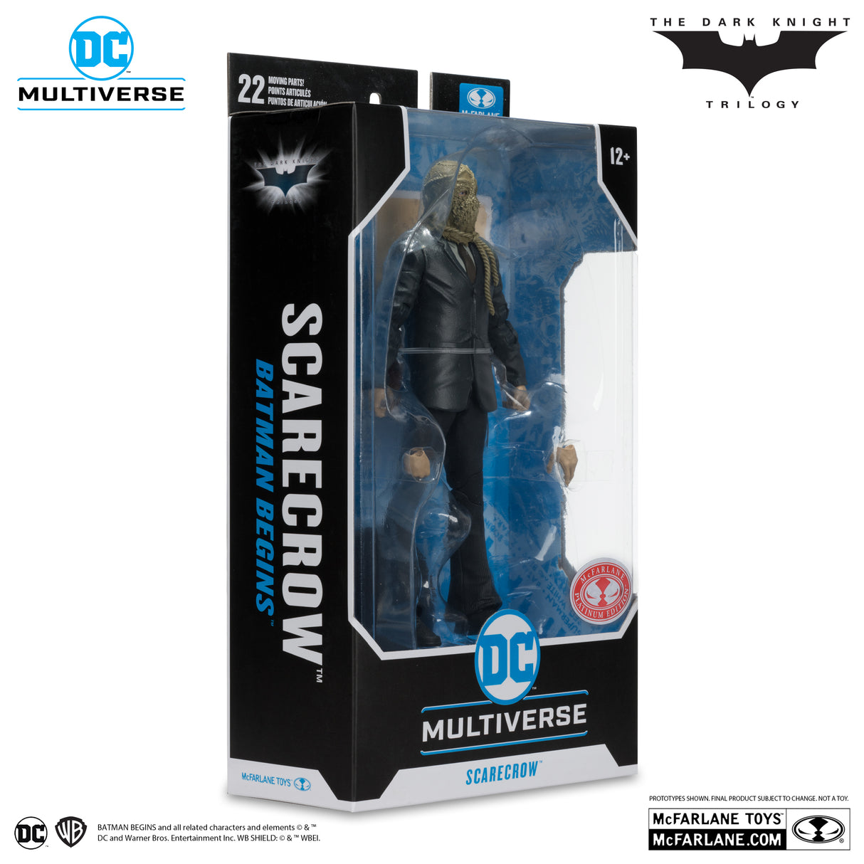 McFarlane Batman Begins Scarecrow Red Platinum Action Figure